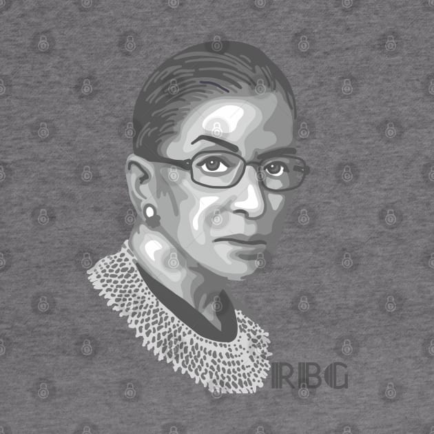 Ruth Bader Ginsburg Portrait and Quote by Slightly Unhinged